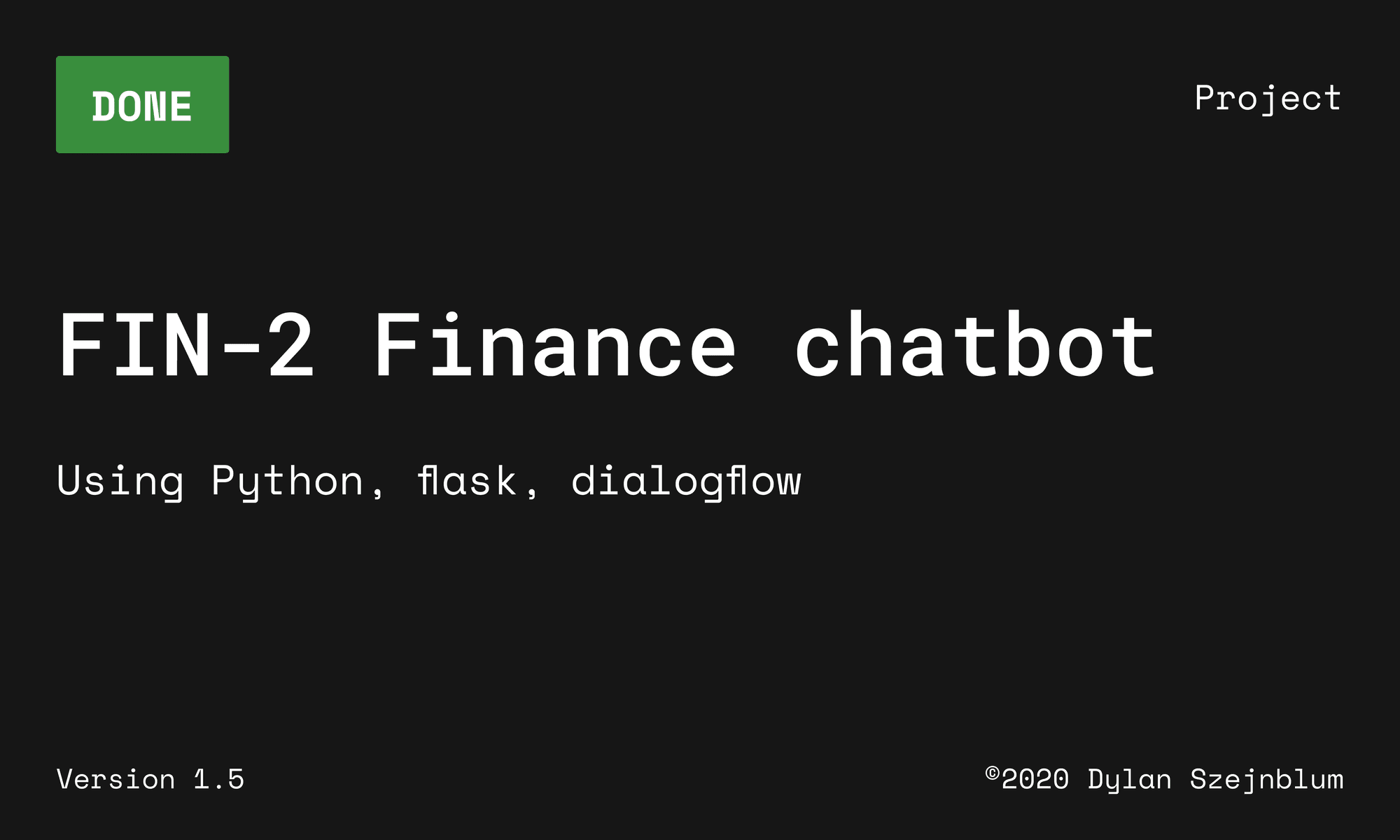 FIN-2 Chatbot